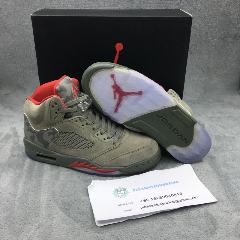 Authentic Air Jordan 5 x Bape x Trophy Room